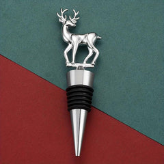 Elk Shape Wine Stopper Stainless Steel Bottle Cork