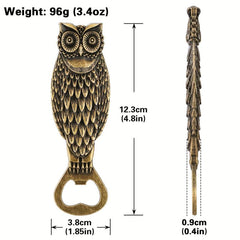 Owl Beer Bottle Opener Bronze Men Women Birthday Christmas