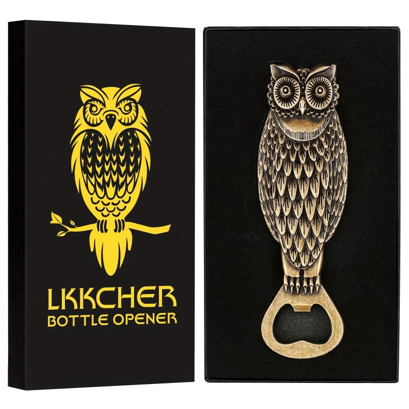 Owl Beer Bottle Opener Bronze Men Women Birthday Christmas