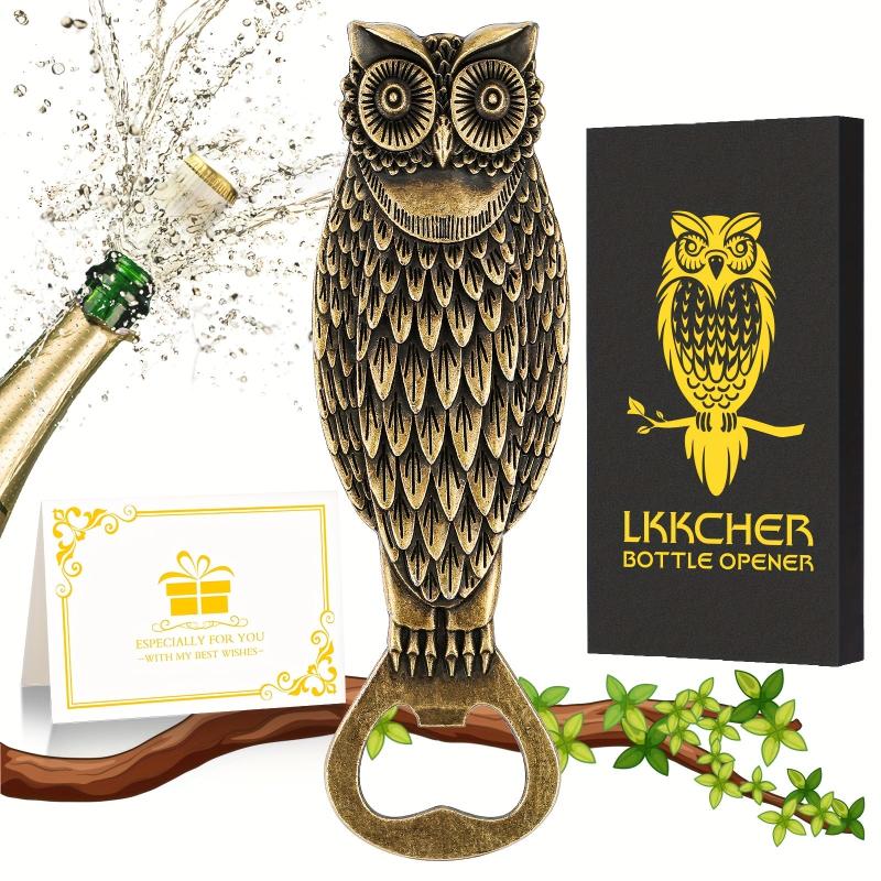 Owl Beer Bottle Opener Bronze Men Women Birthday Christmas
