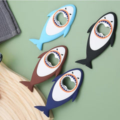 1pc Shark Bottle Opener Fridge Magnet
