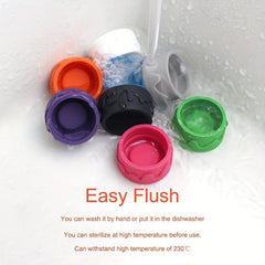 8PCS Reusable Silicone Wine Stoppers Corks