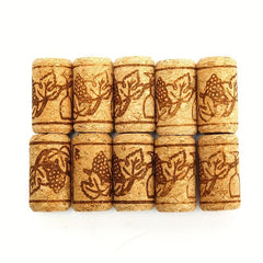 10pcs Wine Bottle Cork Stopper T-shaped Polymer Decorative Set Accessories