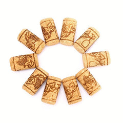 10pcs Wine Bottle Cork Stopper T-shaped Polymer Decorative Set Accessories