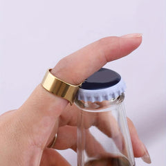 Stainless Steel Ring Bottle Opener Kitchen Tool