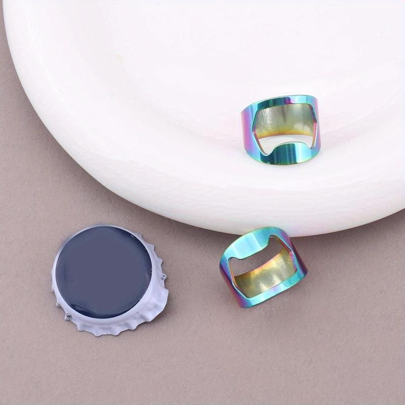 Stainless Steel Ring Bottle Opener Kitchen Tool