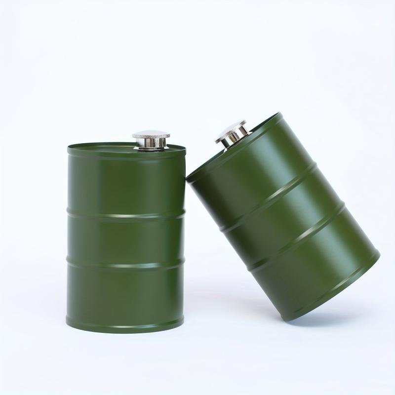 Portable Stainless Steel Wine Jug Barrel - Drinking Essential