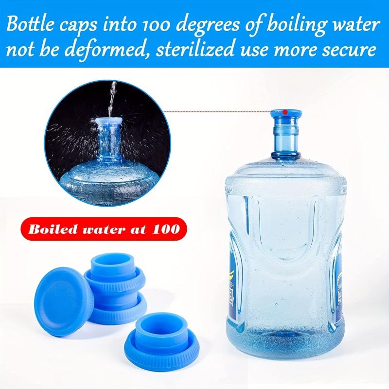 3PCS Silicone Bucket Cover Sealed Lid Cover Reusable Bottle Stopper
