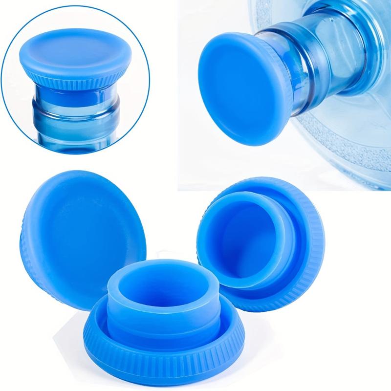 3PCS Silicone Bucket Cover Sealed Lid Cover Reusable Bottle Stopper
