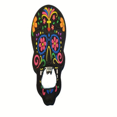 Sugar Skull Wine Opener Refrigerator Sticker Halloween Gift