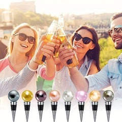 16pcs Stainless Steel Wine Stopper Kit Metal Bottle Preserver Cork