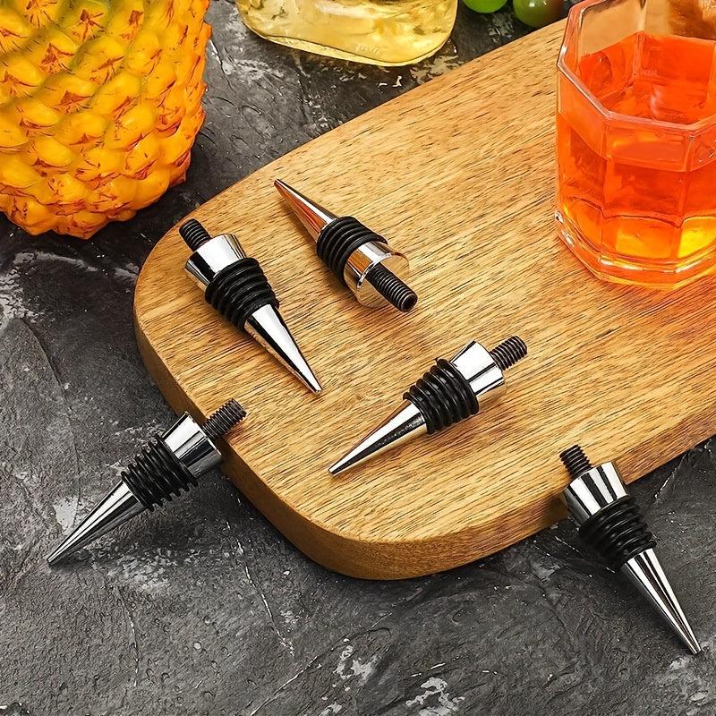 16pcs Stainless Steel Wine Stopper Kit Metal Bottle Preserver Cork
