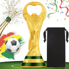 Football Trophy Beer Bottle Opener - Ideal Gift for Fans & Birthdays