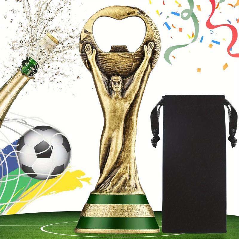 Football Trophy Beer Bottle Opener - Ideal Gift for Fans & Birthdays