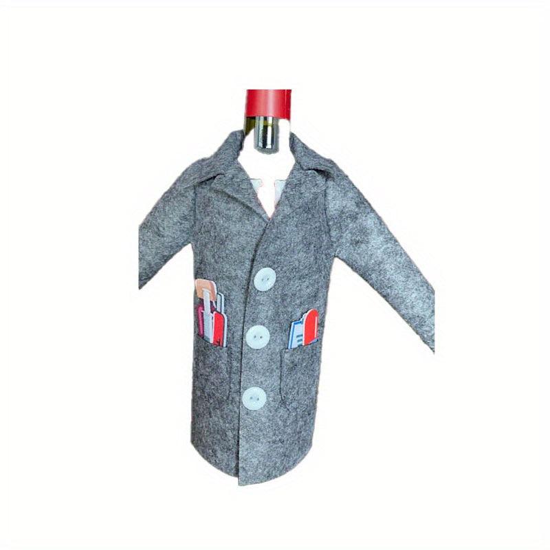 Stylish Coat Wine Bag with Tie Ideal Gift for Professionals