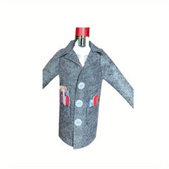 Stylish Coat Wine Bag with Tie Ideal Gift for Professionals