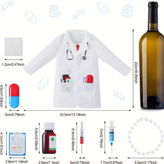 Stylish Coat Wine Bag with Tie Ideal Gift for Professionals