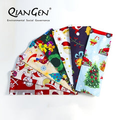 3pcs Christmas Wine Bottle Bags w/ Drawstring