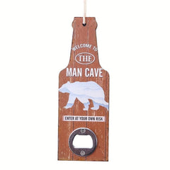 American Rustic Beer Opener Vintage Wooden Bottle Opener