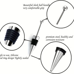 10pcs Wine Pourer Improves Taste Aroma Aerating Pourer And Decanter Spout