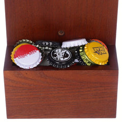 Wall Mounted Beer Bottle Opener With Cap Catcher Kitchen Bar Decoration