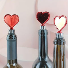 7pcs Red Love Wine Stoppers Appointment Gift Mother's Gift For Girlfriend