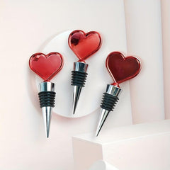 7pcs Red Love Wine Stoppers Appointment Gift Mother's Gift For Girlfriend