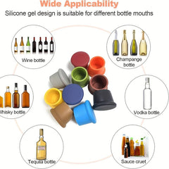 Silicone Wine Stopper Bottle Cork Preservation Red Wine Cork Champagne
