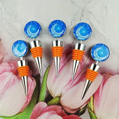 Moon Drop Wine Stopper Kit for Moon & Wine Parties