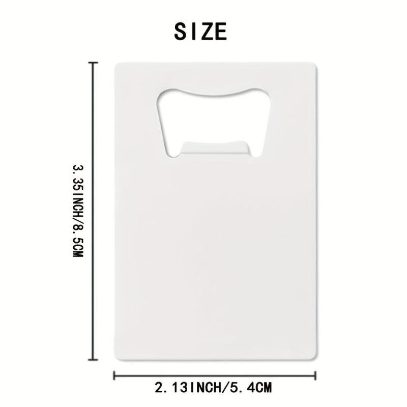 Stainless Steel Flat Bottle Opener for Kitchen Bar Restaurant Wedding Party