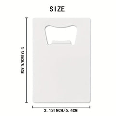 Stainless Steel Flat Bottle Opener for Kitchen Bar Restaurant Wedding Party