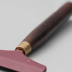 Chinese Style Tea Cleaning Brush Hand-carved Wood Grain Pattern Handle Tea Brush