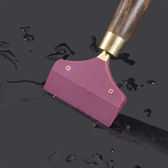 Chinese Style Tea Cleaning Brush Hand-carved Wood Grain Pattern Handle Tea Brush