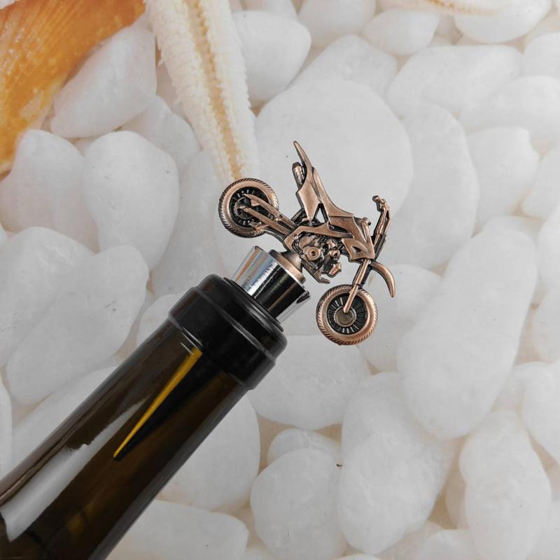 Vintage Motorcycle Wine Stoppers Retro Bottle Stoppers Men's Souvenir Gift
