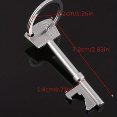 Skeleton Key Bottle Openers Keychain Metal Key Opener for Beer Wine