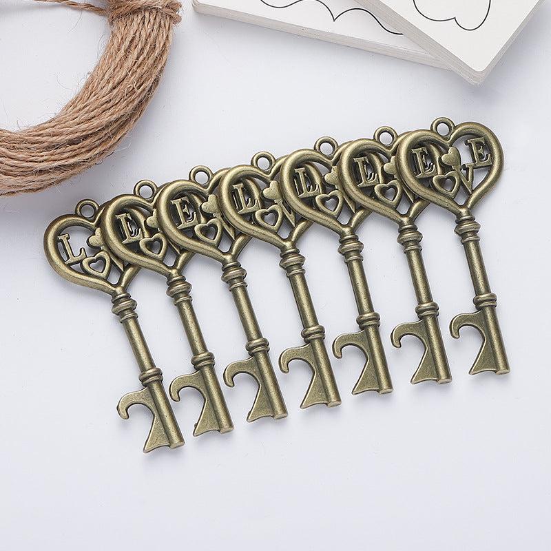 Heart Key Bottle Opener for Beer, Wine, Juice - Home & Bar Use