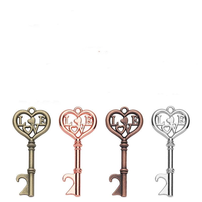 Heart Key Bottle Opener for Beer, Wine, Juice - Home & Bar Use