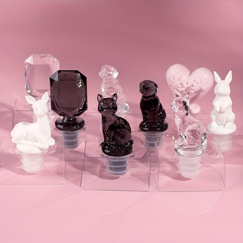 Silicone Wine Stopper Animal Shape Beverage Bottle Preservation Red Wine Cork