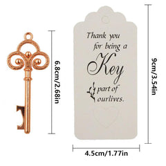 Beer Bottle Opener Wedding Decoration Pendant Retro Gift Crown Key Room Decor