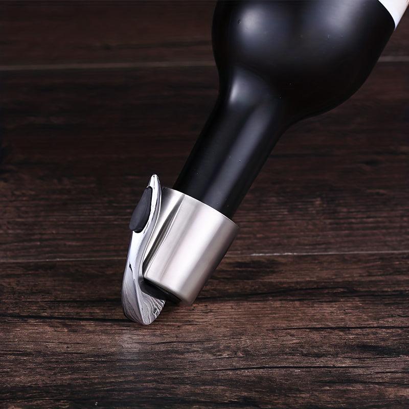Wine Stopper Stainless Steel Vacuum Bottle Preservation Cork