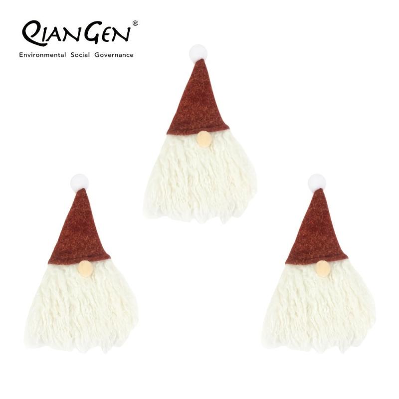 3pcs Santa Hat Gnomes Wine Bottle Cover