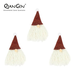 3pcs Santa Hat Gnomes Wine Bottle Cover