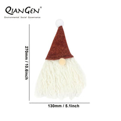 3pcs Santa Hat Gnomes Wine Bottle Cover