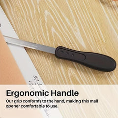 5pcs Pizza DIY Handle Letter Opener Stainless Steel Envelope Mail