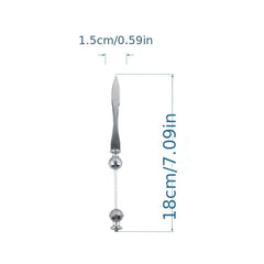 5pcs Pizza DIY Handle Letter Opener Stainless Steel Envelope Mail
