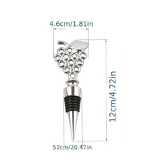 Silvery Hollow Wine Stopper Gift Reusable Grapes Wine Plug