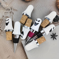 Ghost Wine Stopper Cork Stopper Halloween Party Bar Accessories
