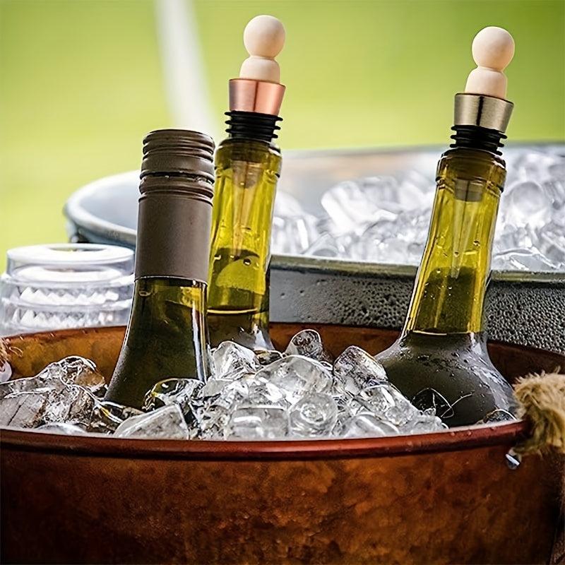 Wine Stopper Stainless Steel Beverage Bottle Preservation Cork