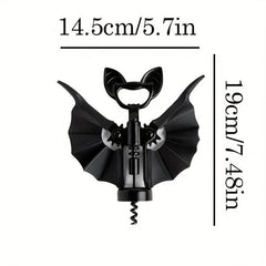 2in1 Decorative Wine Bottle Opener Zinc Alloy Household Bar Accessories
