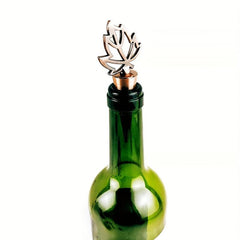 10pcs Maple Leaf Wine Stoppers Metal Bottle Stoppers